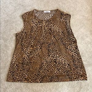 Cheetah print top
